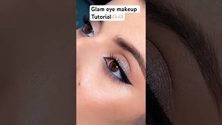 Glam eye makeup Tutorial♥️🫶🏻shortsfeedmakeuptutorialmakeupmusicshortsviralshortsvideoviral [upl. by Ferrand]