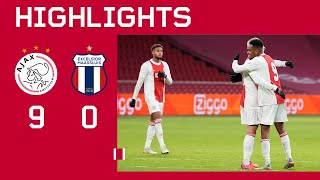 Goals Galore 🤯🏆  Highlights Ajax  Excelsior Maassluis  KNVB Beker [upl. by Suirtimid]