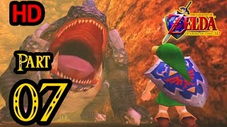 Zelda Ocarina of Time 3D 100 Walkthrough 1080p HD Part 7  Dodongos Cavern  Bombs  King Dodongo [upl. by Elset335]