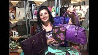 Dooney and Bourke purple ￼💜with Coach fun bags dailymakeup coach review dooneyandbourke [upl. by Berlauda]