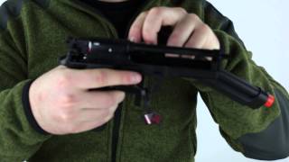 Tokyo Marui M9A1 AEP Airsoft Electric Pistol Review [upl. by Irolam]