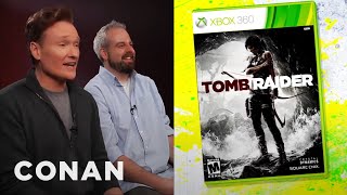 Conan OBrien Reviews quotTomb Raiderquot  Clueless Gamer  CONAN on TBS [upl. by Athelstan]