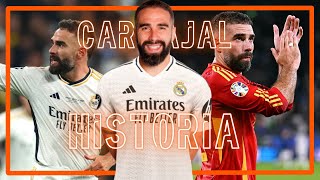 Historia de Dani Carvajal la LEYENDA del Madrid y España [upl. by Oletha]