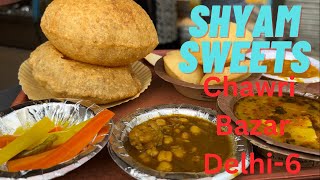 SHYAM SWEETS Chawri bazar Purani delhi ka famous Breakfast Delhi6street food [upl. by Casaleggio]