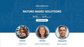 IIASA Voices 11 Naturebased Solutions [upl. by Introc]