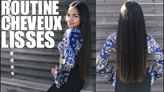 Ma routine pour lisser mes cheveux ELLE x Maile Akln [upl. by Hemetaf231]