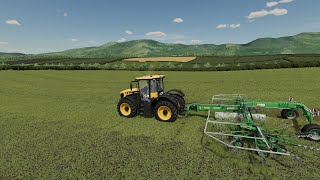 FS22 Greenlands  Episode 2  Windrowing and Collecting Hay  Farming Simulator 22 [upl. by Oiliduab]