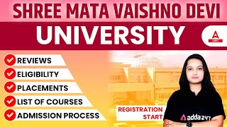 SMVDU Admission 2022  Reviews Eligibility Placements Courses  Complete Information [upl. by Lenroc]