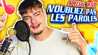 NOUBLIEZ PAS LES PAROLES  VERSION RAP [upl. by Aidole]