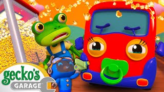 Brave Baby Truck  Geckos Garage  Trucks For Children  Cartoons For Kids [upl. by Roinuj419]