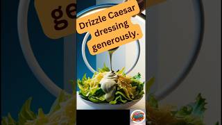 quotQuick amp Easy Caesar Salad Recipe  Classic Caesar Salad in Under 1 Minutequot shortvideo food [upl. by Ihtraa]