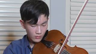 Bartok Viola Concerto  the whole piece performed by Stephen Chang Student of Ronald Houston [upl. by Mook]