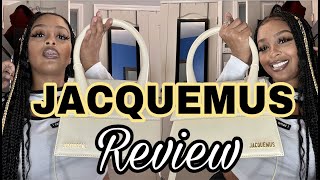 Jacquemus Le Grand Chiquito Ivory Review amp Unboxing  What’s In My Bag   Danielle Denese [upl. by Annelak452]