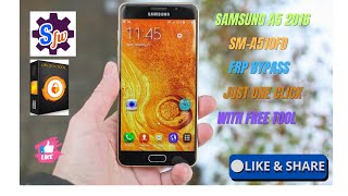 SamSung A5 2016 SMA510FD frp bypassGoogle account bypass with free tool UAE binarySamsung Bypas [upl. by Airtened]