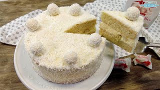 Tarta Raffaello ¡DELICIOSA 🍰 🥥 La MEJOR TARTA de COCO 😋 Receta Especial Navidad 2020 nº 1324 [upl. by Deirdra]