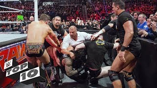 Craziest locker roomclearing clashes WWE Top 10 June 24 2019 [upl. by Pry229]