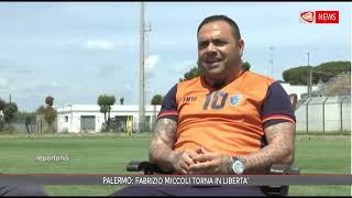 PALERMO Fabrizio Miccoli torna in liberta’ [upl. by Keever]