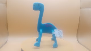 Stompers amp Chompers Bendy Brontosaurus Toy Review [upl. by Atiuqel]