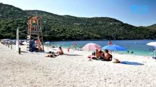 Antisamos Beach Kefalonia Greece  AtlasVisual [upl. by Steward]