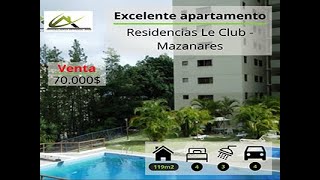 APARTAMENTO 119 M2 EN VENTA RES LE CLUB MANZANARES [upl. by Siulegroj]