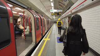 LONDON TUBE RIDES  London Bridge to Tottenham Court Road [upl. by Sugden785]