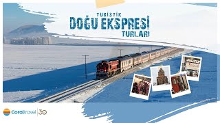 Karsta Kış Masalı Turistik Doğu Ekspresi ile Büyülü Bir Yolculuk 🚂  Coral Travel Türkiye [upl. by Adnarom]