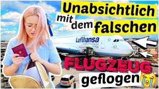 Wir sind unabsichtlich mit dem falschen Flugzeug geflogen 😭  ViktoriaSarina [upl. by Genet629]