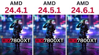 AMD Drivers Update 2461 VS 2451 VS 2441  AMD Adrenalin Edition 2461 New Update 7800XT [upl. by Gilemette]