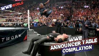 WWE Announcer Table Moments Part 1 [upl. by Ruggiero789]