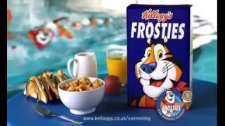 Kelloggs Frosties Swimming UK 2004 Advert [upl. by Harahs]