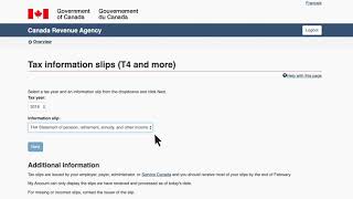 How to get a copy of your T4 slip  TurboTax Support Canada [upl. by Oigile937]