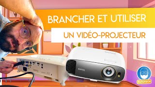 Comment brancher et utiliser un vidéoprojecteur en classe  Profession Prof [upl. by Notaek]