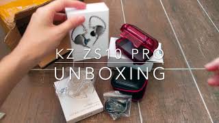 KZ ZS10 Pro Unboxing [upl. by Kinghorn158]