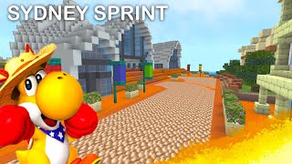 Tour Sydney Sprint  Mario Kart in Minecraft [upl. by Sille]