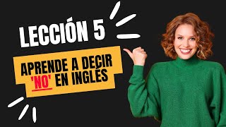 5 errores de negación que estás cometiendo con To Be en inglés [upl. by Oderfla]