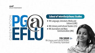 PGEFLU  Interdisciplinary studies  MA LLMC MA LCS amp MA JMC  msf EFLU [upl. by Alarice]