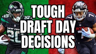 DOMINATE These Tough Draft Day Decisions In 2024 Fantasy Football [upl. by Ainnos375]