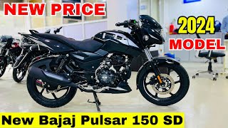 2024 Bajaj Pulsar 150 Single Disc😍New Model✅Detailed Review  Price  New Update  Features  Change [upl. by Kapeed]