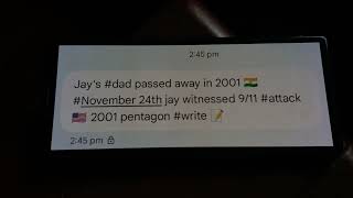 Jays dad passed away in 2001 🇮🇳 November 24th jay witnessed 911 attack 🇺🇸 2001 pentagon usa 🇺🇸 [upl. by Tsui218]