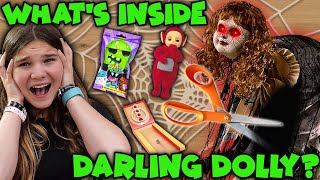 Whats Inside Darling Dolly Cutting Open Haunted Creepy Animatronic Skit [upl. by Asital]