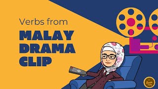 Malay Verbs from DRAMA clip  🎭🎥  bahasamelayu learnmalay malaylanguage malaysia [upl. by Hylton]