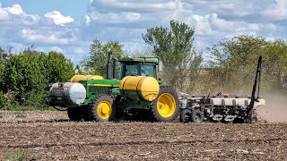 John Deere 4955 Finishes Planting Corn 2024 [upl. by Nolahc355]