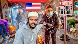 Real Life ZOMBIE CITY In AMERICA 🇺🇸  Indian In USA [upl. by Enelahs916]