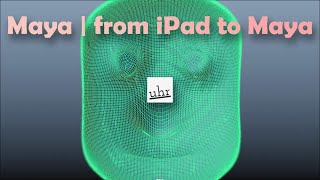 Maya A Simple 3D Model from iPad to Maya [upl. by Rrats]