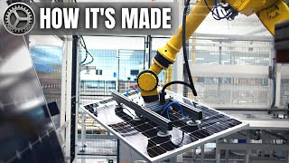 HOW ITS MADE Solar Panels [upl. by Ahser]