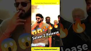 Salaar 2 Movie Kab Release Hogi Prabhas Prashant Neel Salaar 2 Yash KGF 3 Update shorts [upl. by Hedges]