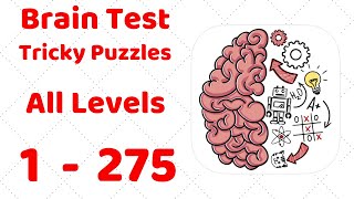 Brain Test Tricky Puzzles All Levels 1275 Walkthrough Solution With explanation [upl. by Eiramyma]