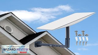 Starlink Adjustable V2 Wall Roof MountStarlink Wall Mounting Kit Starlink Ethernet Pole Review [upl. by Trixie]