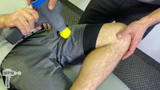 Groin Pull  Mechanical Percussion Massage Method [upl. by Nicolau]