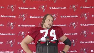 Ali Marpet on ‘Fast Physical’ Practice vs the Titans  Press Conference [upl. by Munson]